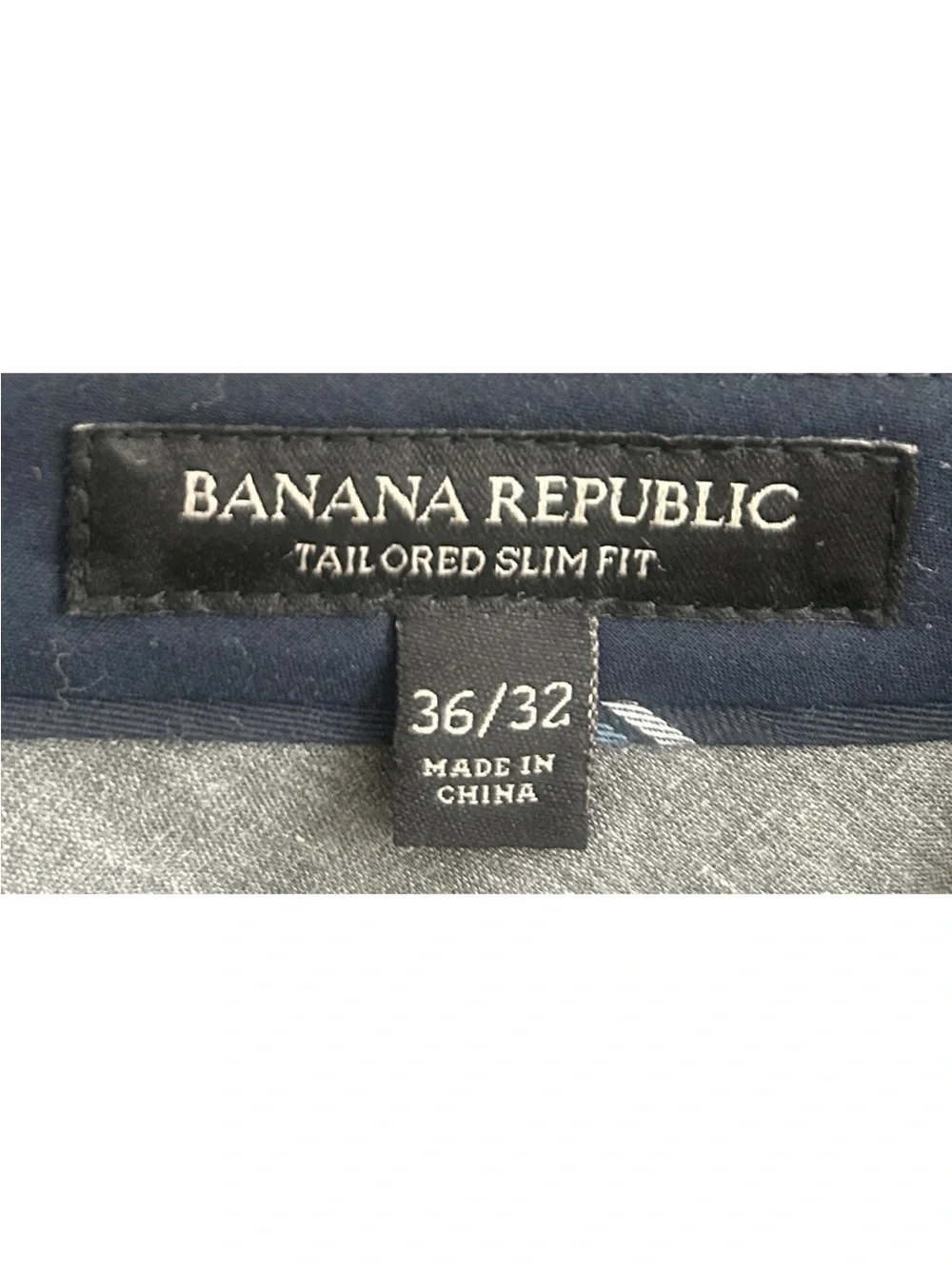 Banana Republic Tailored Slim Fit Wool Blend Dress Pants Men’s 36x32 Gray